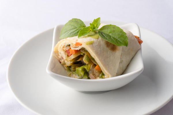 Wrap mit mediterranem Gemüse-1